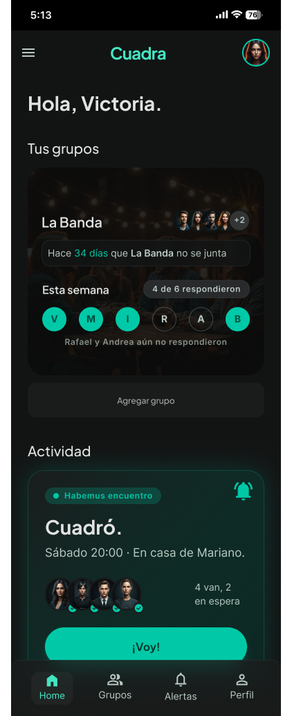 Home con el match, Cuadra propone Sábado 20:00
